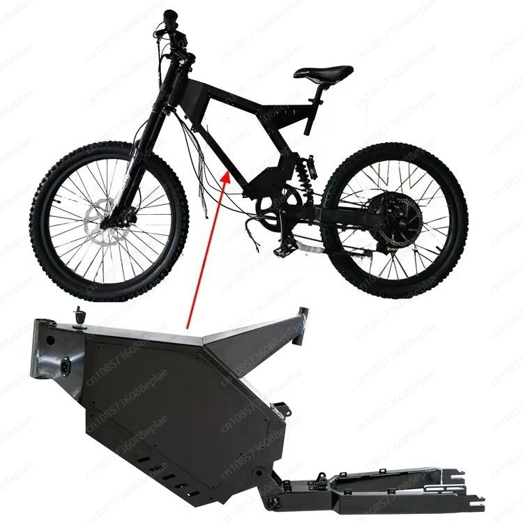 8000W Stealth Bomber Ebike - โครงจักรยานไฟฟ้า Stealth Bomber, ระบบกันสะเทือนเต็มรูปแบบ 3000W 5000W