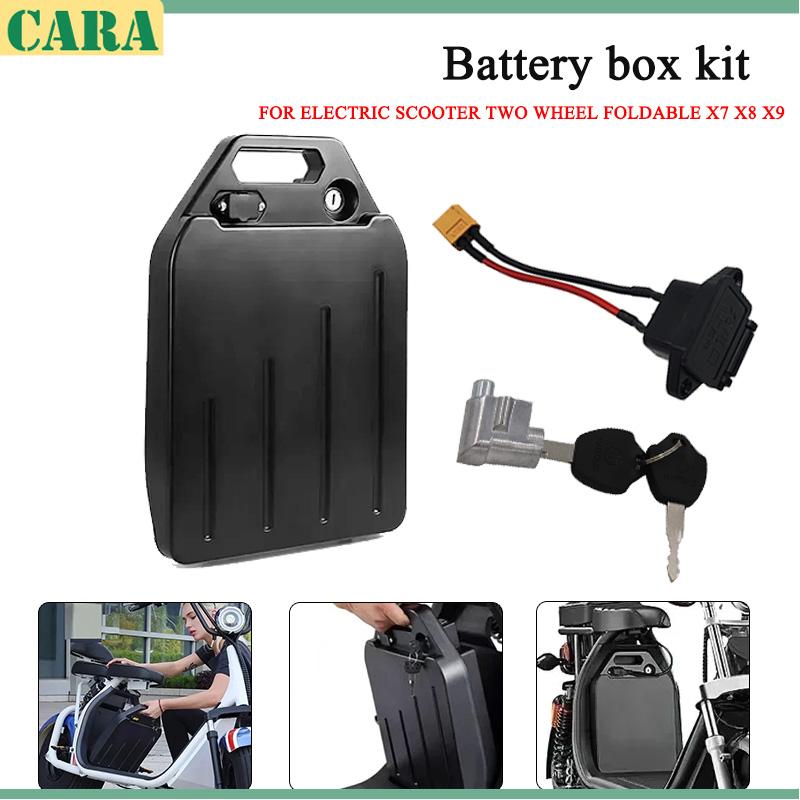 60V 30Ah Electric Scooter Battery - กล่องแบตเตอรี่สําหรับสกู๊ตเตอร์ไฟฟ้า Citycoco ของจีน อุปกรณ์เสริม Citycoco ทั่วไปพร้อมล็อคและอินเทอร์เฟซสายไฟ