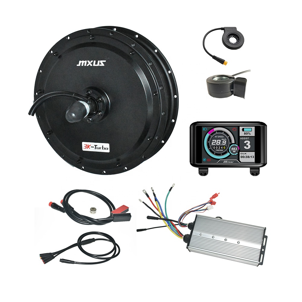 Electric Motorcycle Conversion Kit 72V - ชุดแปลงมอเตอร์ฮับจักรยานไฟฟ้า MXUS ขนาด 135 มม. สำหรับมอเตอร์ไซค์