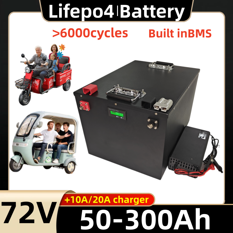 72V 60Ah Lifepo4 Battery Pack - แบตเตอรี่ลิเธียม Lifepo4 ขนาด 72V 50Ah 60Ah