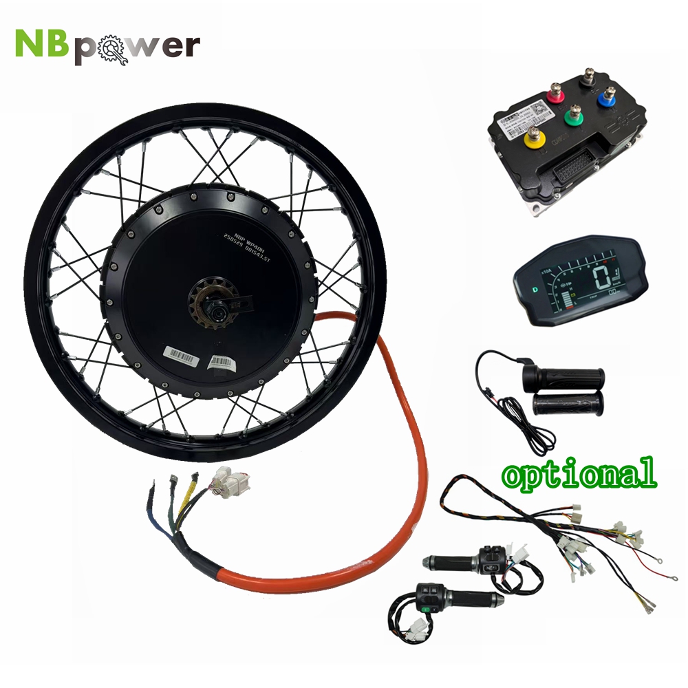 Qs273 Hub Motor 8000W 72V - ชุดมอเตอร์ไฟฟ้าสำหรับจักรยานยนต์ NBpower/QS273 V3 72v 8000W พร้อมล้อขนาด