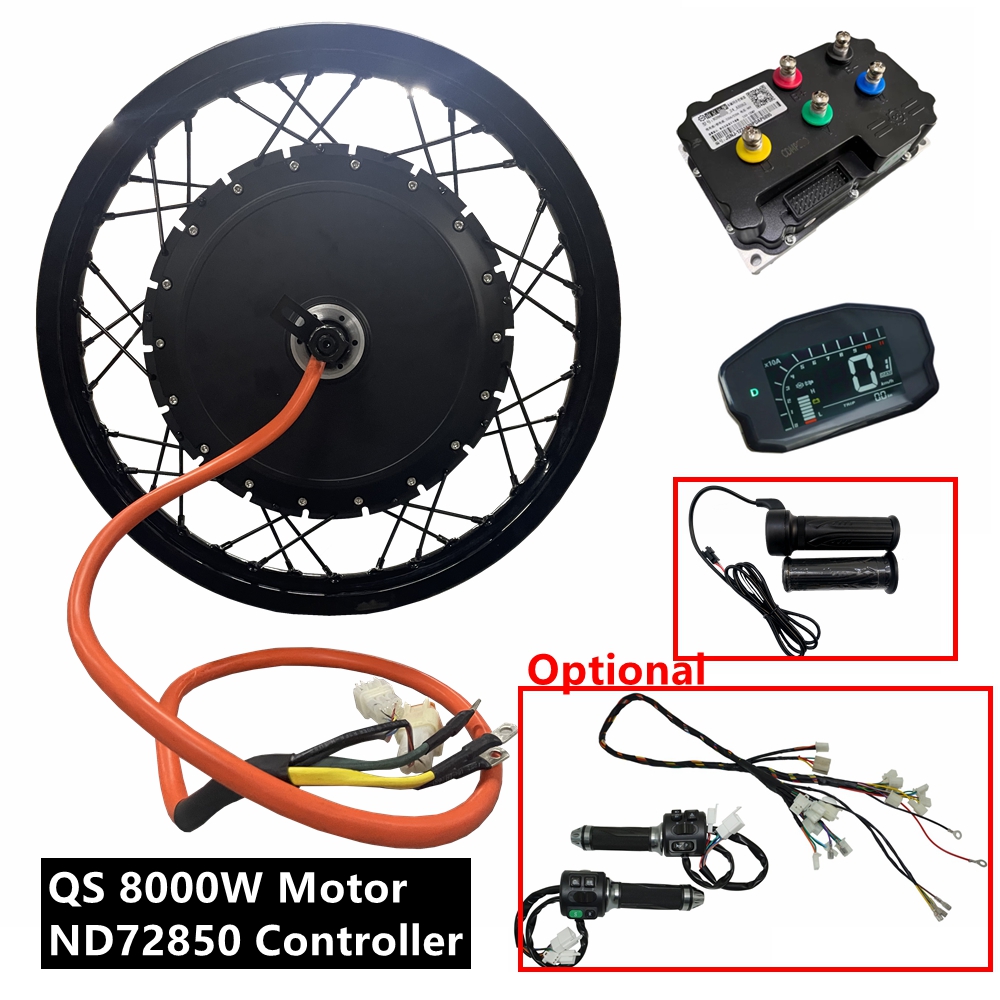 Qs273 Hub Motor 8000W 72V - NBpower/QS273 V3 72v 8000W EBike ชุด