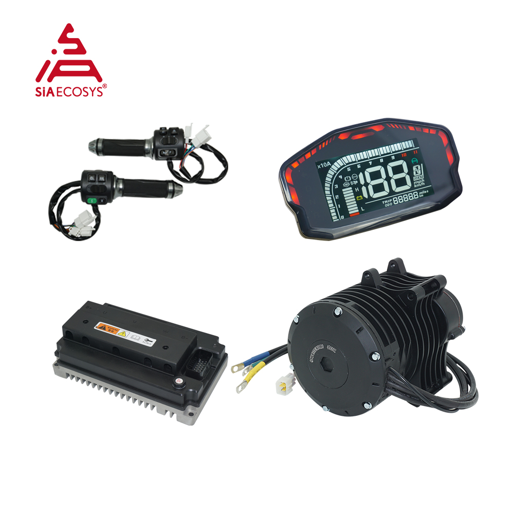 Mid Drive Motor Kit 72V 3000W - ชุดแปลงมอเตอร์ขับเคลื่อนกลาง QSMOTOR 138 3000W V3 70H