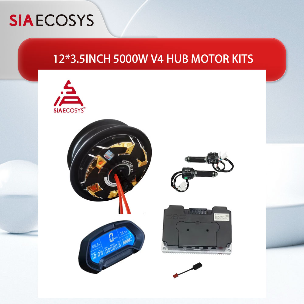 72V 5000W Electric Motorcycle - มอเตอร์ QS 12*3.5 นิ้ว 5000W V4