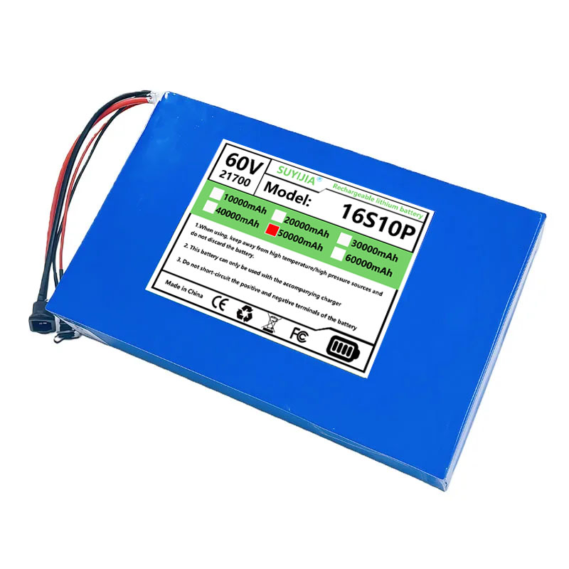 ใหม่ 60V 50Ah 40Ah 30Ah 20Ah 1 - 60V 30Ah Electric Scooter Battery บทวิจารณ์และราคา