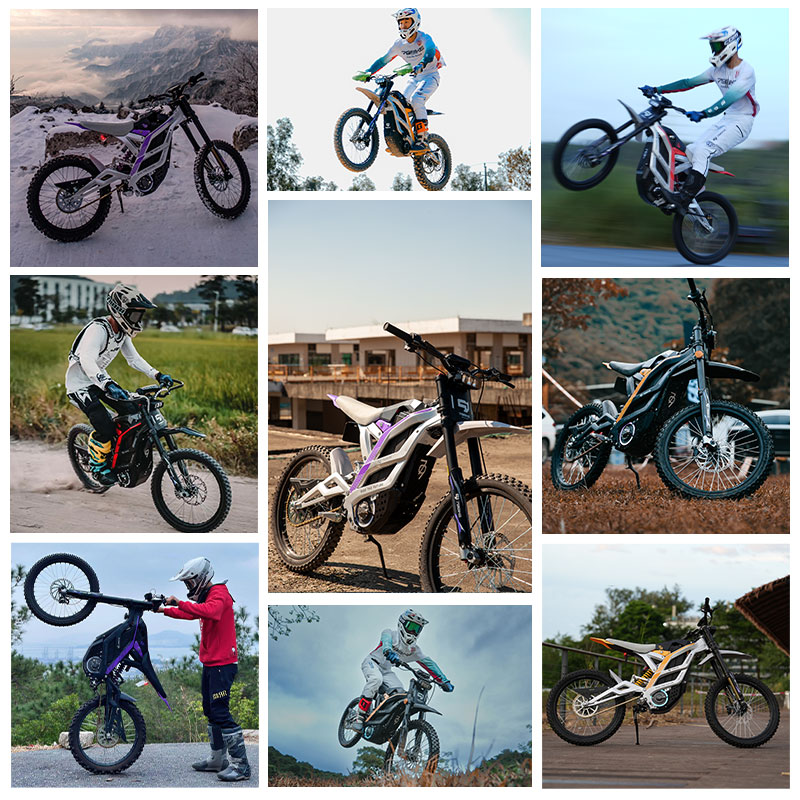 SXLL 79 รถจักรยานยนต์ไฟฟ้า 72V - 72V 12000W Electric Dirt Bike บทวิจารณ์และราคา