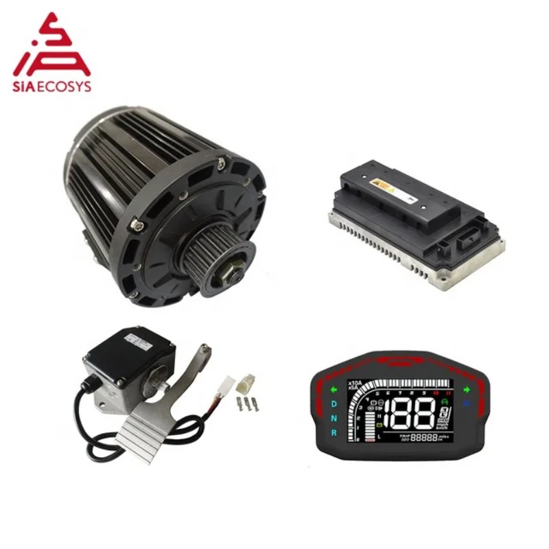 ชุดมอเตอร์ขับเคลื่อนกลางแบบไร้ - Mid Drive Motor Kit 72V 3000W บทวิจารณ์และราคา