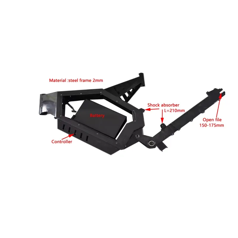 สำหรับเฟรมจักรยานไฟฟ้า Stealth - 8000W Stealth Bomber Ebike บทวิจารณ์และราคา