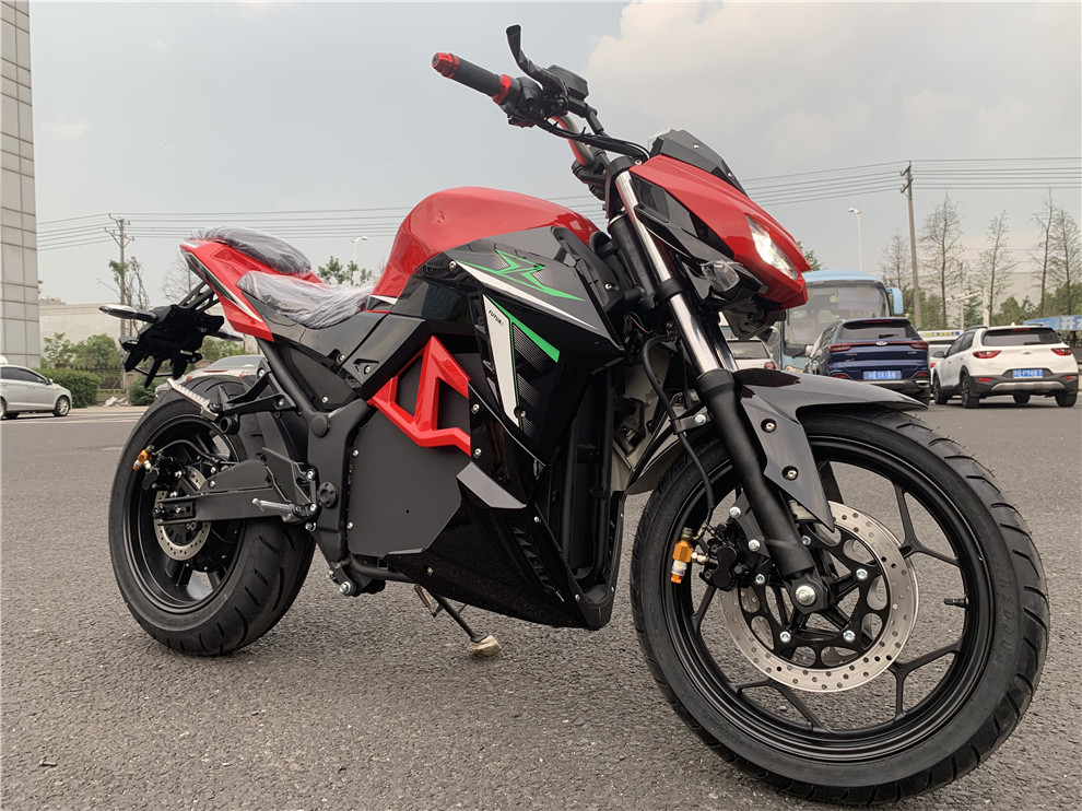 มอเตอร์ไซค์ไฟฟ้าพร้อมเบาะนั่ง  - 72V 5000W Electric Motorcycle บทวิจารณ์และราคา