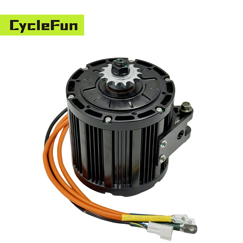 มอเตอร์ QS138 90H แบบ Mid-Driv - Electric Motorcycle Conversion Kit 72V บทวิจารณ์และราคา
