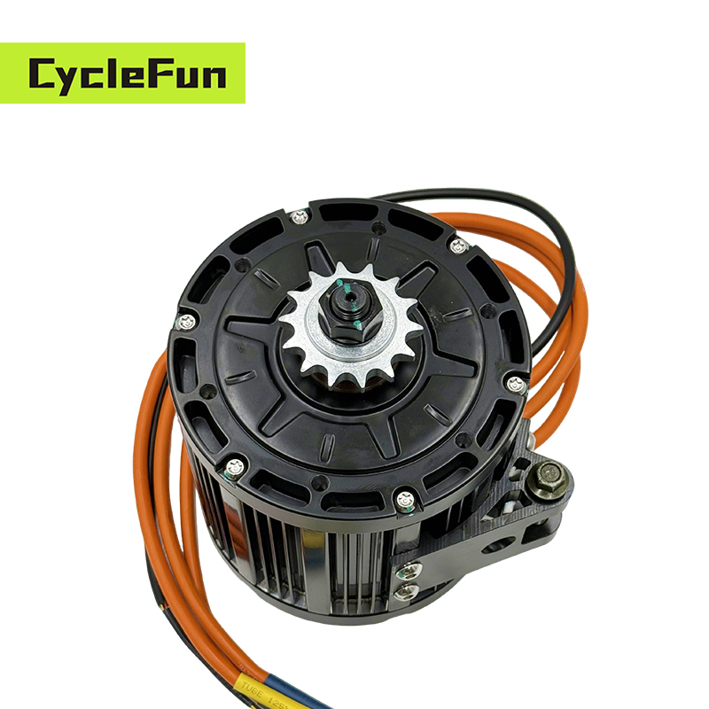 มอเตอร์ QS138 90H แบบ Mid-Driv - Electric Motorcycle Conversion Kit 72V บทวิจารณ์และราคา