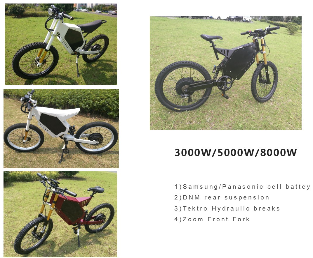 จักรยานไฟฟ้าแบบเอนดูโร่สำหรับข - 72V 12000W Electric Dirt Bike บทวิจารณ์และราคา