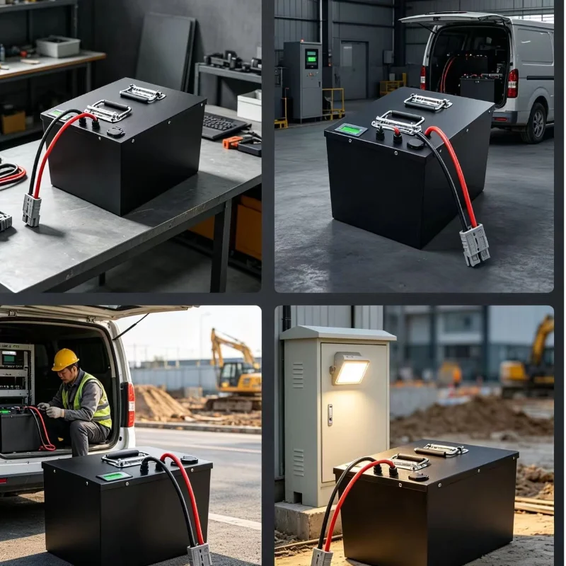 แบตเตอรี่ลิเธียมไอออนฟอสเฟต 24 - 72V 60Ah Lifepo4 Battery Pack บทวิจารณ์และราคา