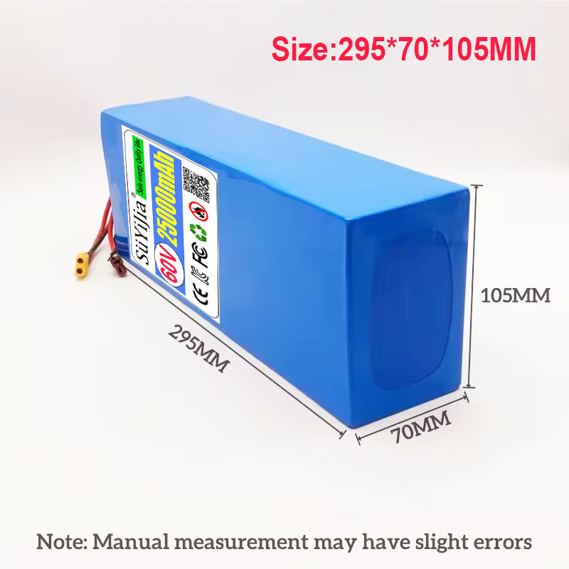 16S5P 60V แบตเตอรี่ 25AH 18650 - 60V 30Ah Electric Scooter Battery บทวิจารณ์และราคา