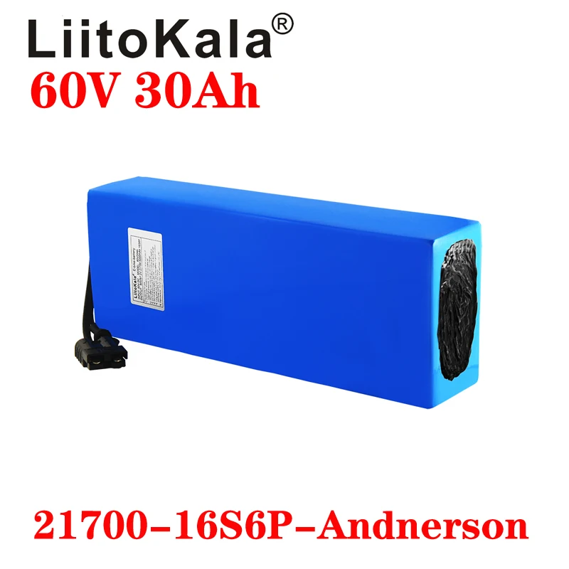 Liitokala จักรยานไฟฟ้า60V 16S  - 60V 30Ah Electric Scooter Battery บทวิจารณ์และราคา