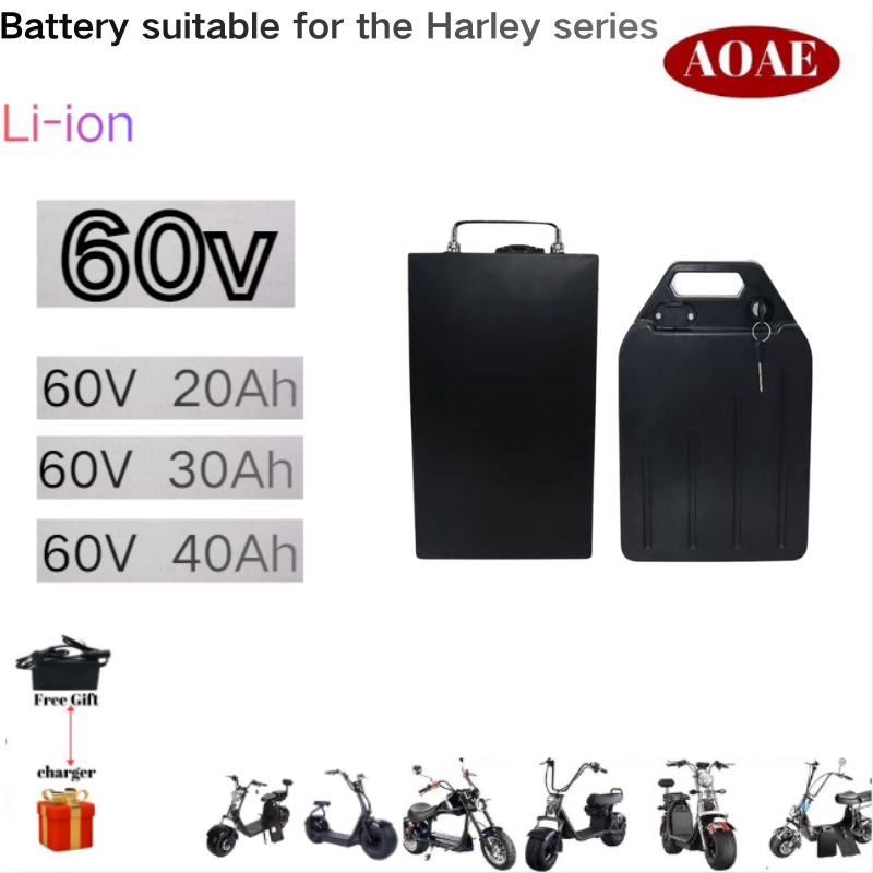 แบตเตอรี่ฮาร์เลย์ 60V 20Ah 30A - 60V 30Ah Electric Scooter Battery บทวิจารณ์และราคา