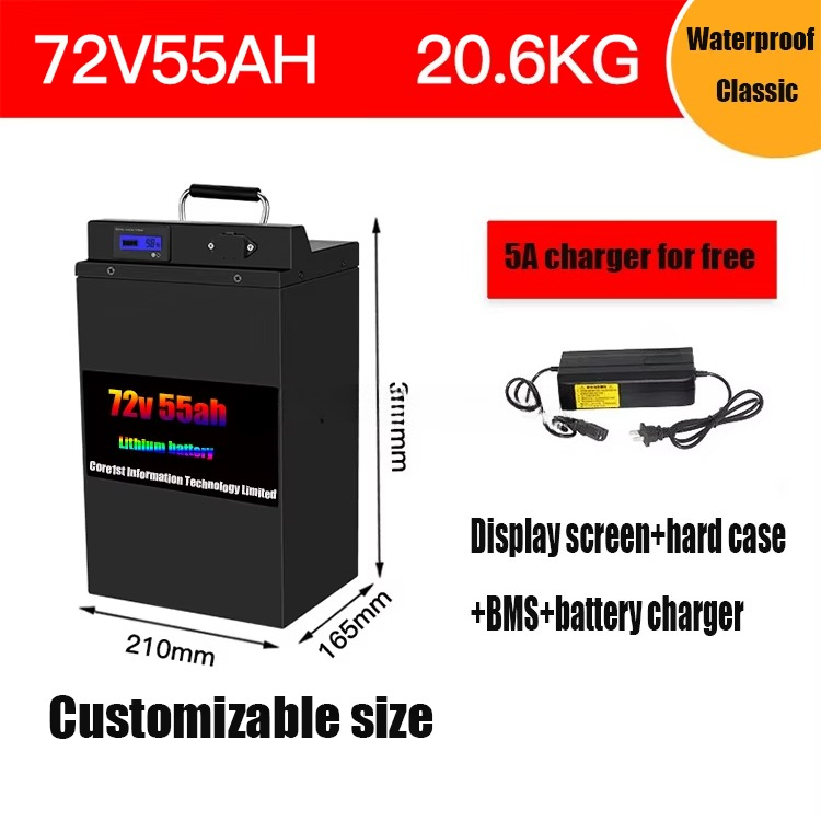 แบตเตอรี่ลิเธียม Lifepo4 72 โว - 72V 60Ah Lifepo4 Battery Pack บทวิจารณ์และราคา