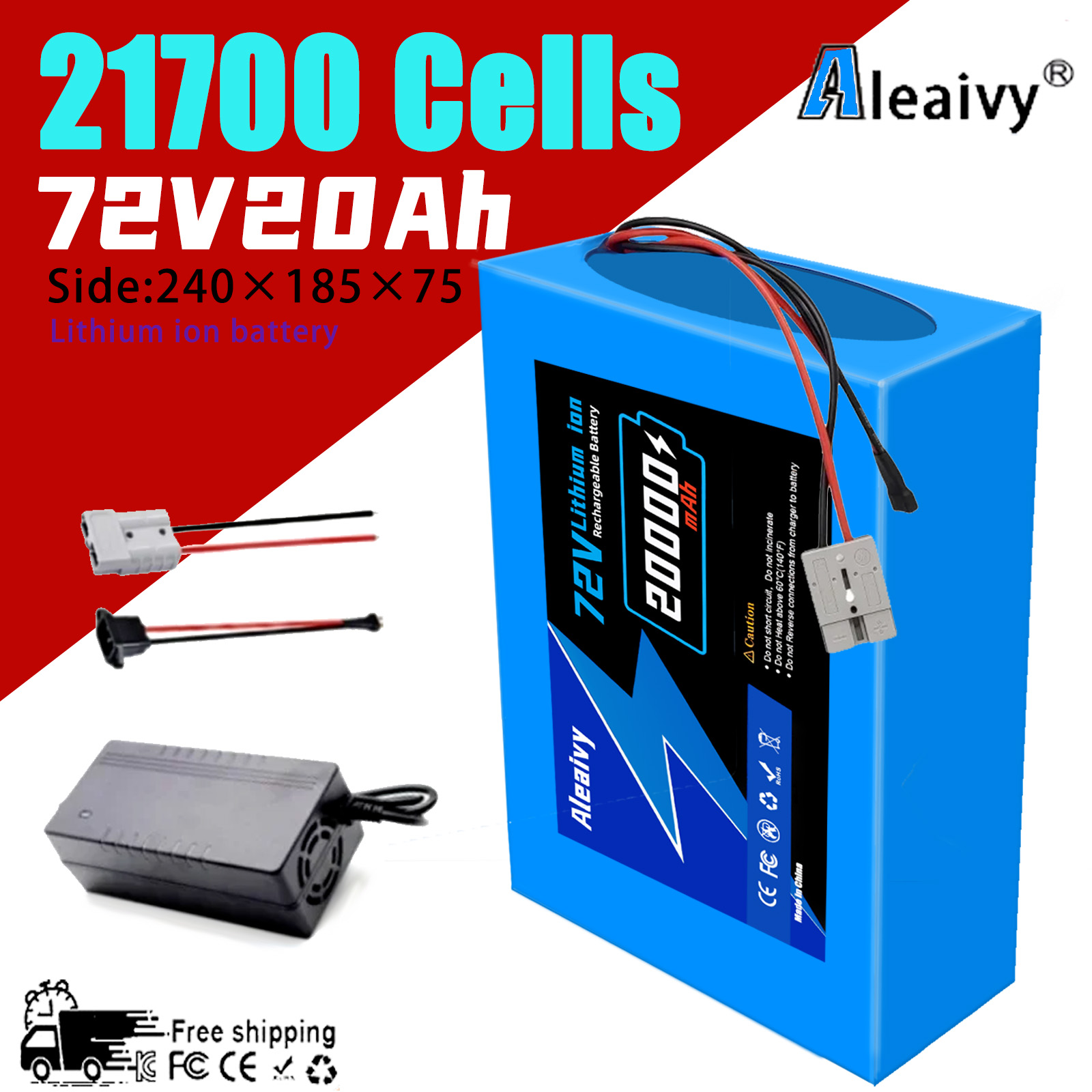 แบตเตอรี่ลิเธียมสำหรับจักรยานย - 60V 30Ah Electric Scooter Battery บทวิจารณ์และราคา