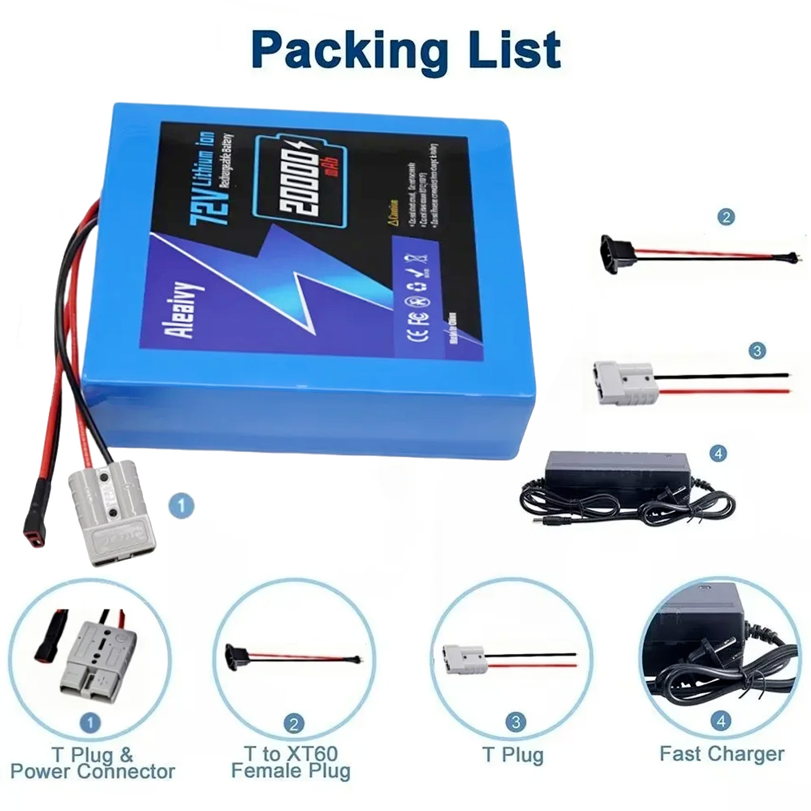 แบตเตอรี่ลิเธียมสำหรับจักรยานย - 60V 30Ah Electric Scooter Battery บทวิจารณ์และราคา