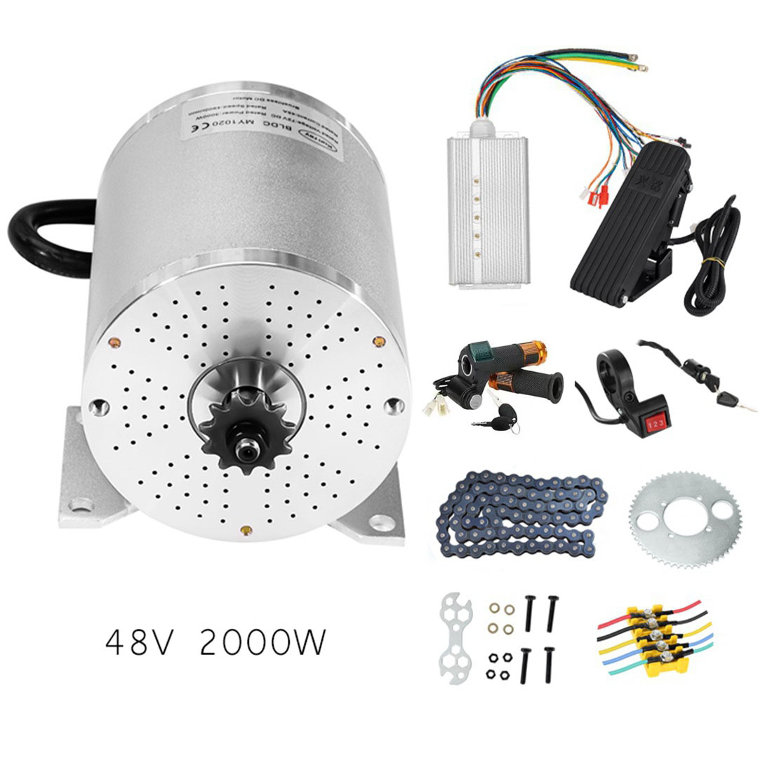 ชุดมอเตอร์แปลงรถมอเตอร์ไซค์เป็ - Electric Motorcycle Conversion Kit 72V บทวิจารณ์และราคา